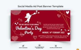 Valentines Day Facebook Ad Banner Design-014