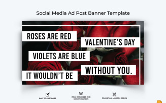 Valentines Day Facebook Ad Banner Design-015