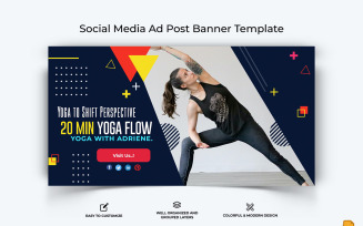Yoga and Meditation Facebook Ad Banner Design-004