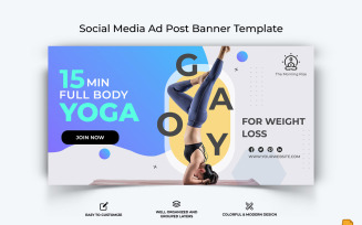 Yoga and Meditation Facebook Ad Banner Design-021