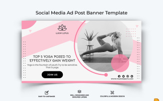 Yoga and Meditation Facebook Ad Banner Design-027