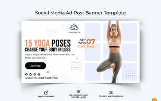 Yoga and Meditation Facebook Ad Banner Design-030