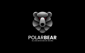 Polar Bear Gradient Logo Design 1