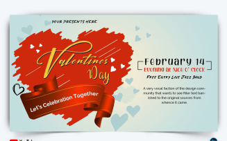 Valentine Day YouTube Thumbnail Design Template-05
