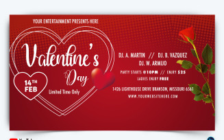 Valentine Day YouTube Thumbnail Design Template-08