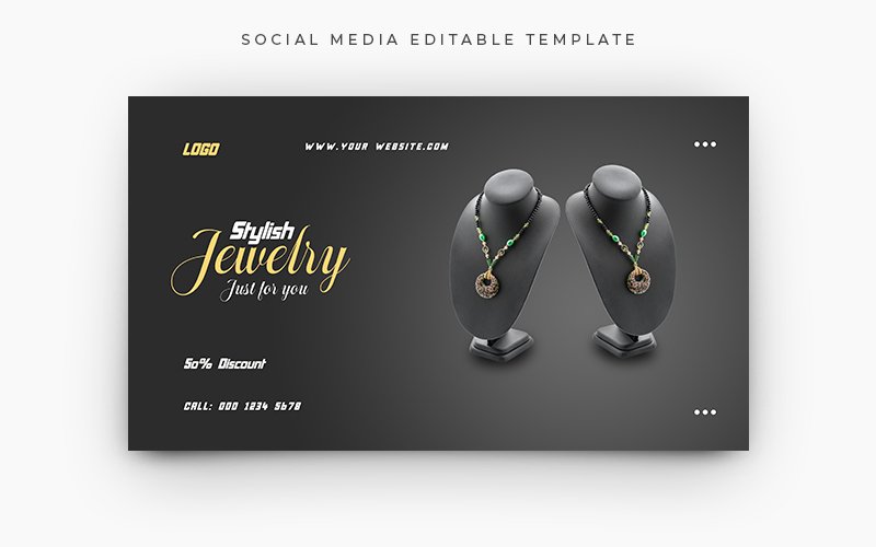 Template #283606 Banner Jewelry Webdesign Template - Logo template Preview