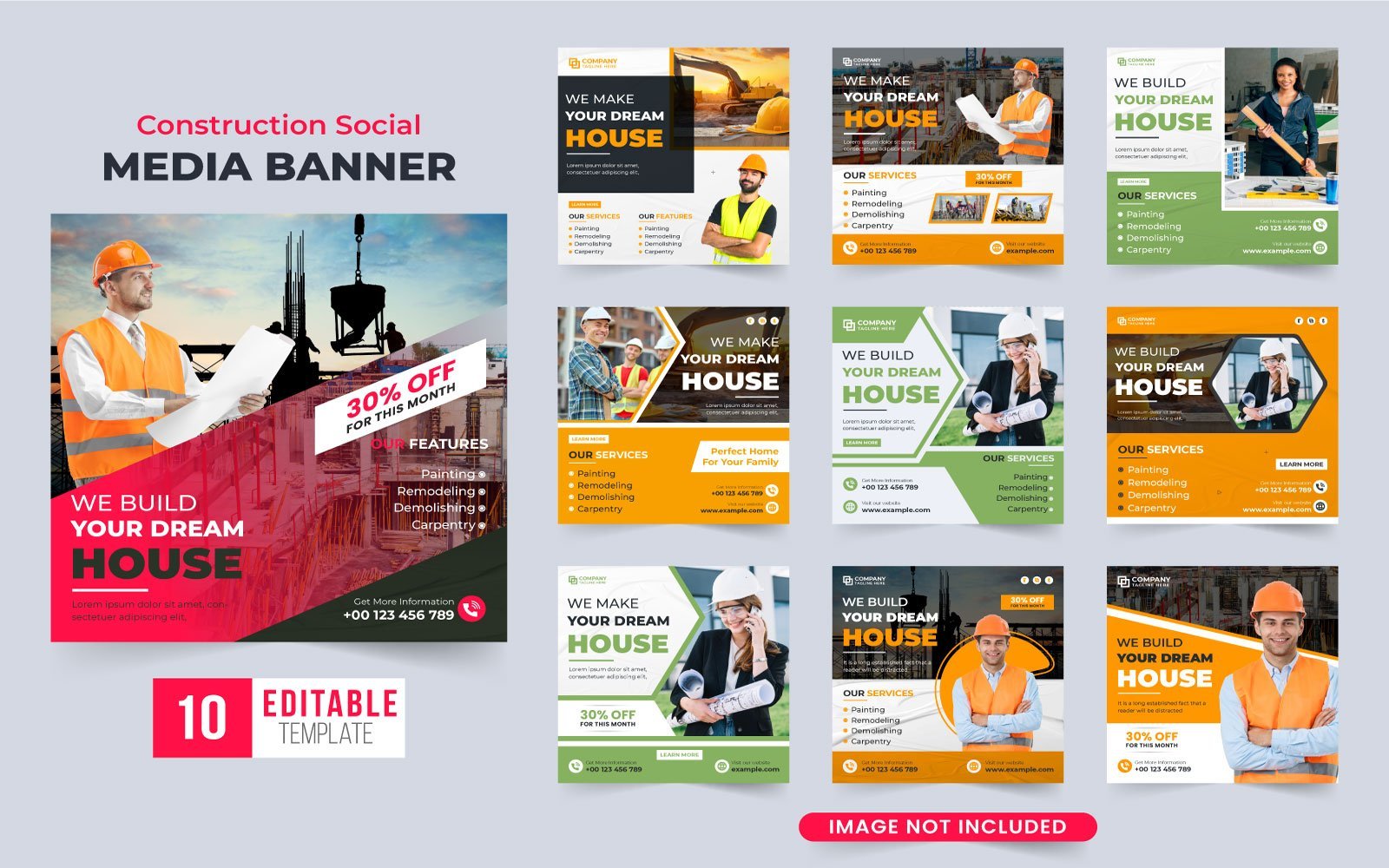 Kit Graphique #283686 Construction Industrie Divers Modles Web - Logo template Preview