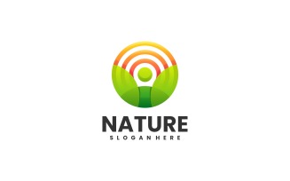 Nature Gradient Logo Style 1