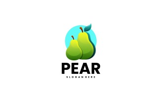 Pear Gradient Logo Design