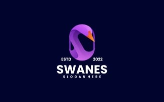 Swan Gradient Logo Desig 1