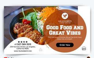 Restaurant and Food YouTube Thumbnail Design -05