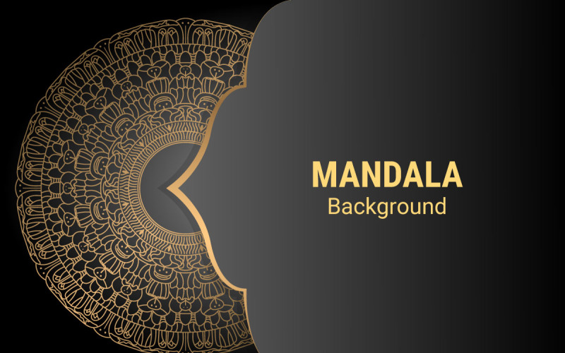 Ornamental luxury mandala pattern Background