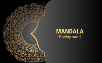 vector illustration of hand drawn mandala design
