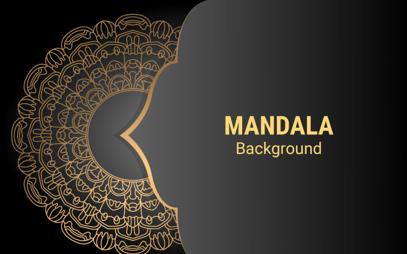 vector illustration of hand drawn mandala design Background
