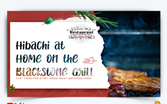 Food and Restaurant YouTube Thumbnail Design -001