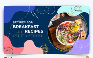 Food and Restaurant YouTube Thumbnail Design -029
