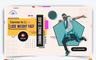 Gym and Fitness YouTube Thumbnail Design -010