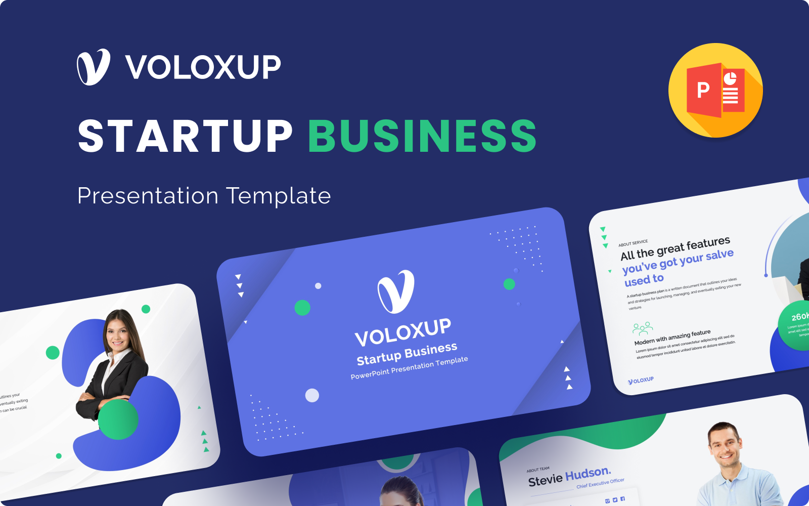 Voloxup – Startup Business Plan PowerPoint Presentation Template