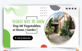 Home Gardening YouTube Thumbnail Design -001