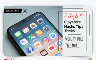 Mobile Tips Tricks YouTube Thumbnail Design -006
