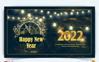 New Year Party YouTube Thumbnail Design -001