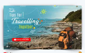 Travel and Trip YouTube Thumbnail Design -001