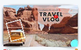 Travel and Trip YouTube Thumbnail Design -003