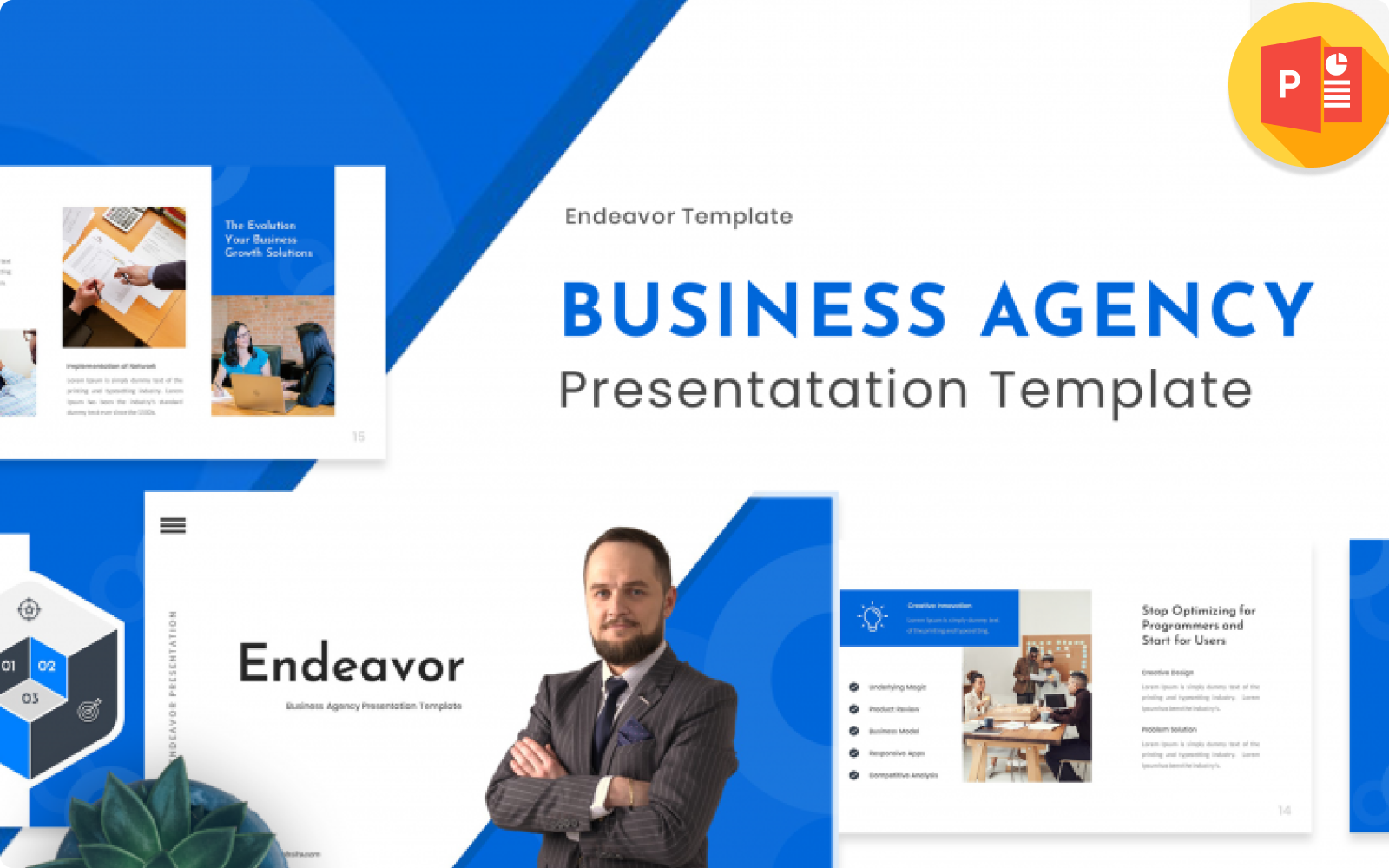 Endeavor – Business Agency PowerPoint Template