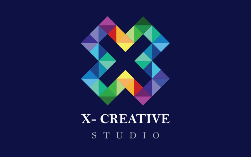 Technology X Creative Logo Logo Template