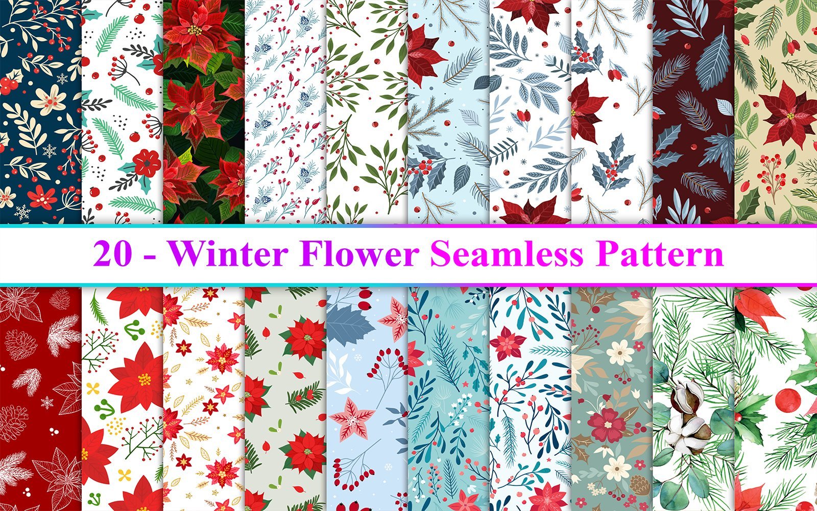 Kit Graphique #284659 Winter Flower Divers Modles Web - Logo template Preview