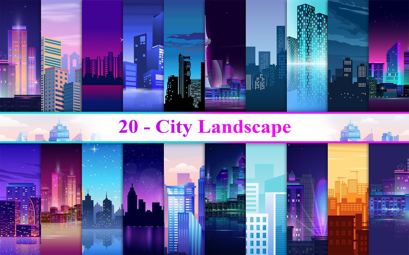 Kit Graphique #284669 City Landscape Divers Modles Web - Logo template Preview