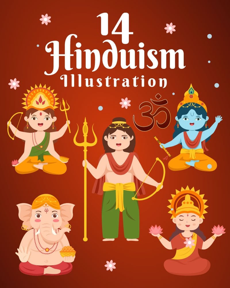 Kit Graphique #284687 Hinduism Hindu Divers Modles Web - Logo template Preview