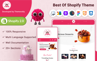 Cake Zilla - Mega Cake Shopify 2.0 Clean Responsive Theme