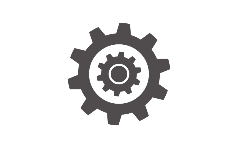 Gear Vector Icon Illustration Design V13 Logo Template