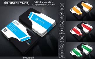 Professional Business Card Design Template V3