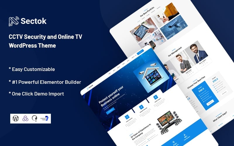 Template #284953 Business Cable Webdesign Template - Logo template Preview