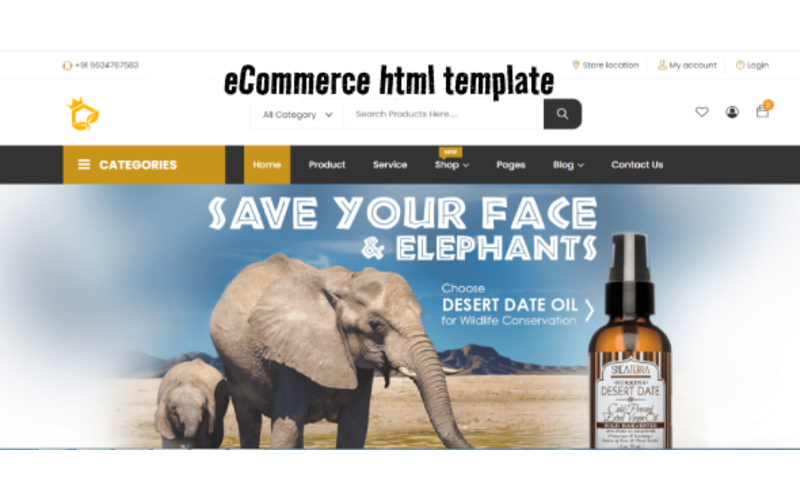 eCommerce Template for Online Business