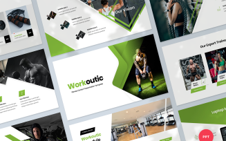 Fitness and Gym Presentation PowerPoint Template