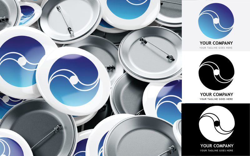 Professional Fast Circle Company Logo design - Brand Identity Logo Template