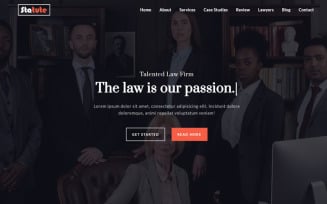 Statute - Lawyers and Law Firm HTML Template