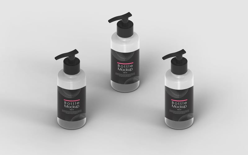 Pump Bottle Mockup Vol 27 Product Mockup