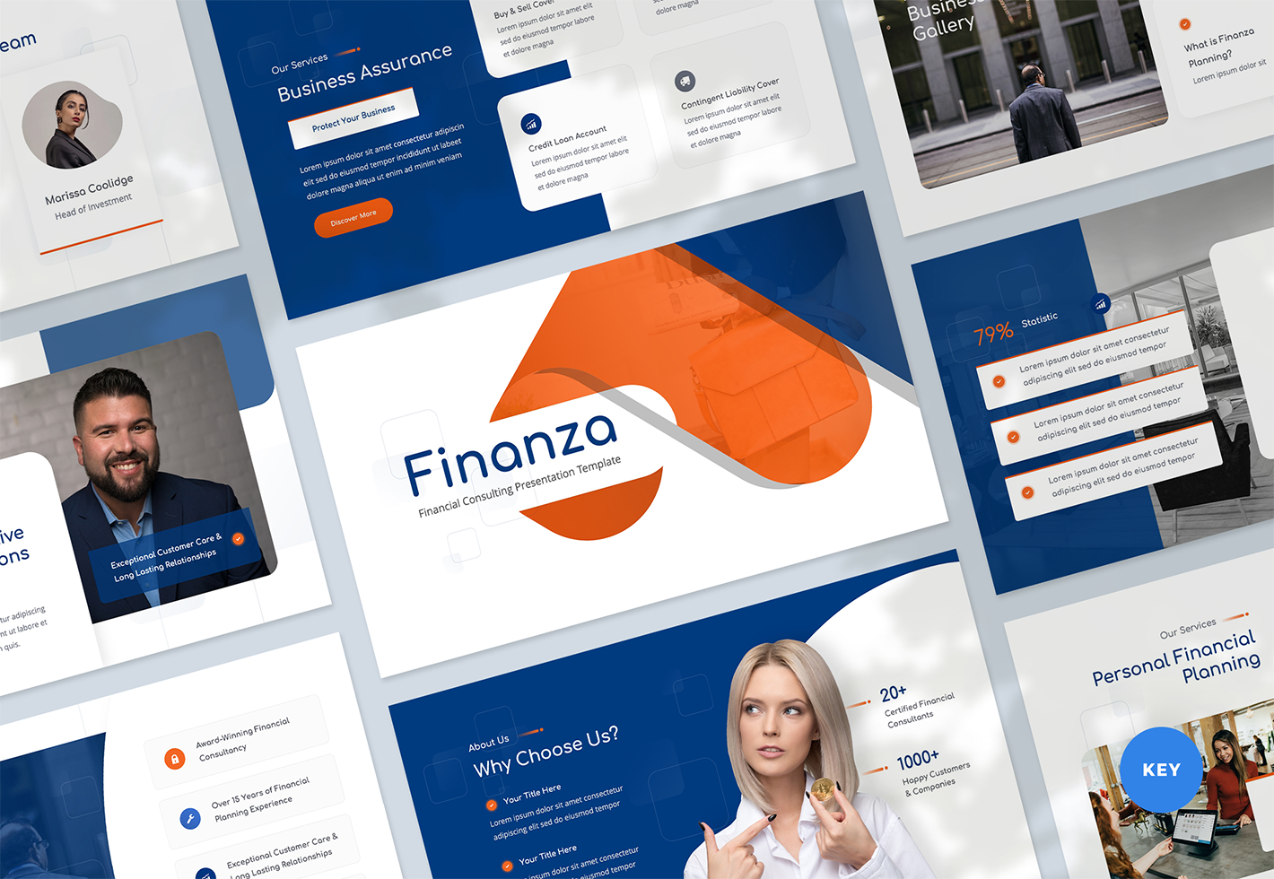 Financial Consulting Presentation Keynote Template