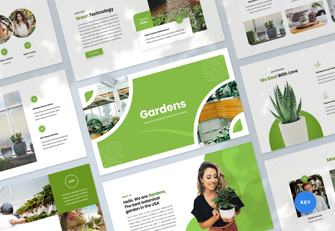 Garden and Landscaping Presentation Keynote Template