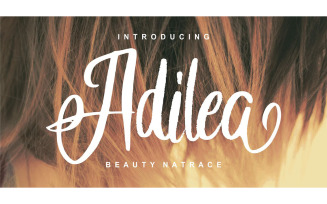 Adilea Beauty Natrace Script Font