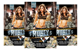 Money Party Flyer Template #3