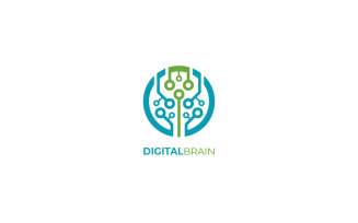Digital Brain Electronic Logo
