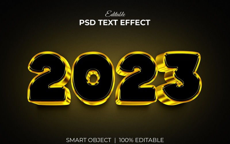 2023 Luxury 3d Text Effect Product Mockup