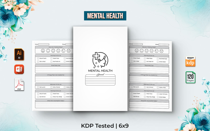 Mental Health Journal - KDP Interior Planner