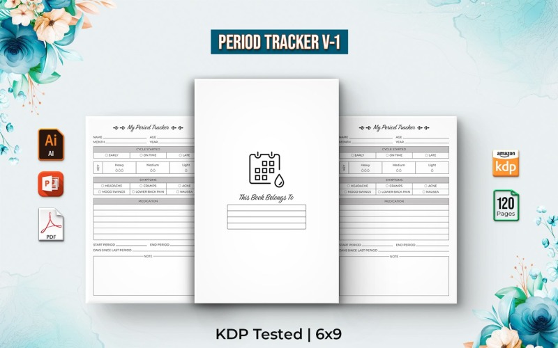 Period Journal Tracker - KDP Interior V-1 Planner
