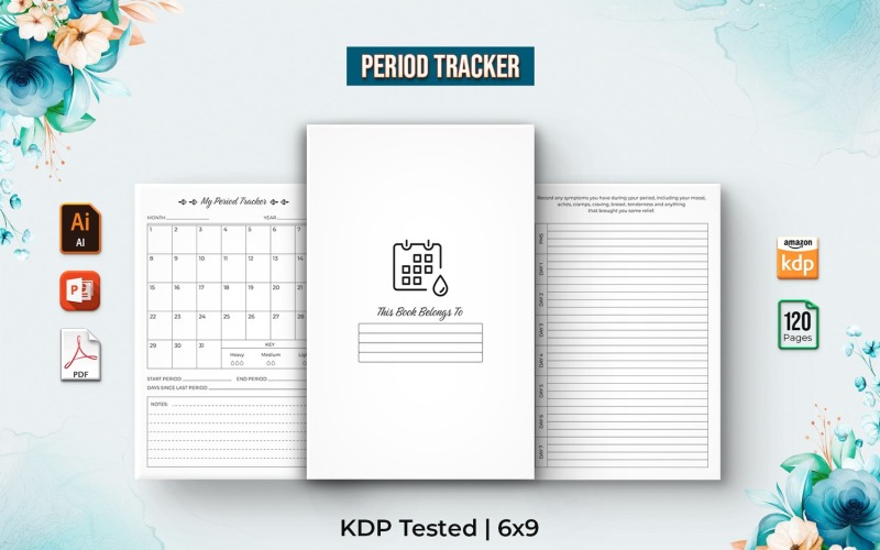 Period Journal Tracker - KDP Interior V-2 Planner